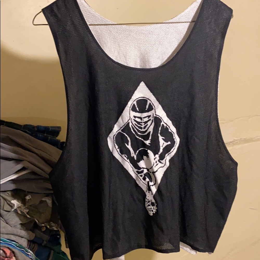 Black diamond lacrosse pinnie